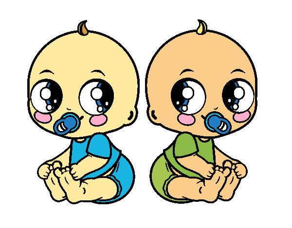 Twin babies family 85095 jpg